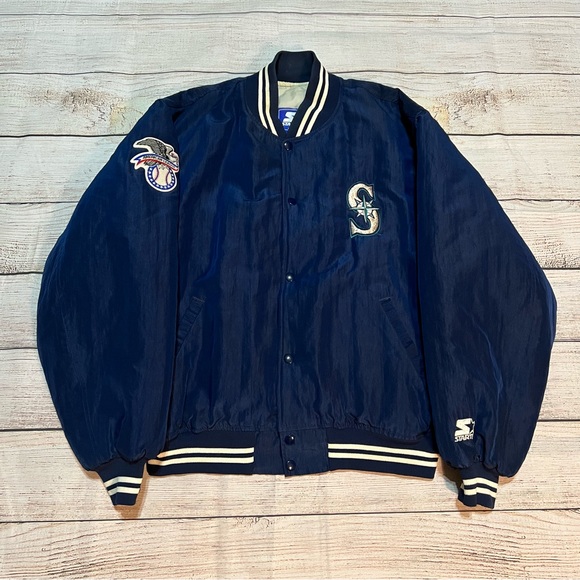 STARTER Jackets & Coats Vintage Starter Seattle Mariners Jacket